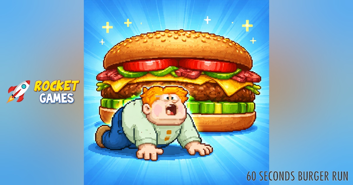 Burger Running Fast 60 Seconds Burger Run 🕹️ Play Now for Free | RocketGames