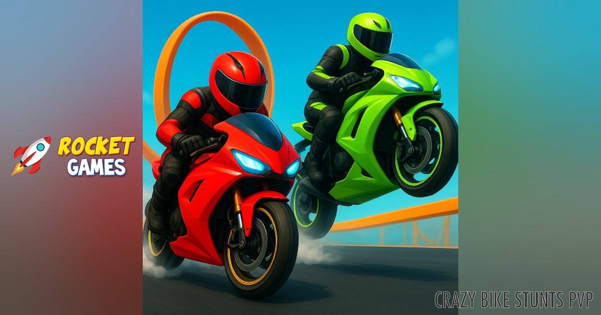 Crazy Bike Stunts PvP 🕹️ Play Now for Free | RocketGames