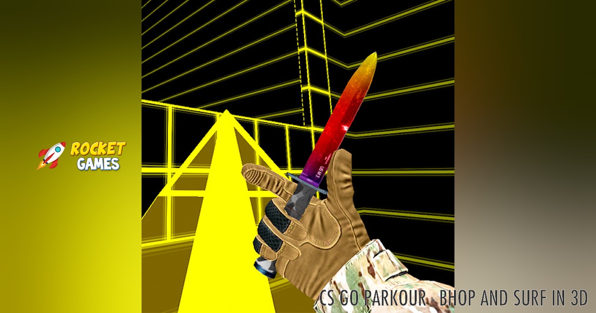 CS GO Parkour - Bhop and Surf in 3D 🕹️ Play Now for Free | RocketGames