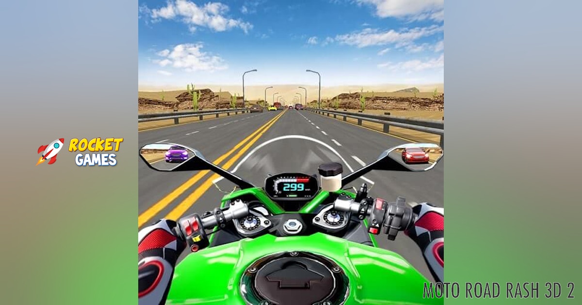 Moto Road Rash 3D 2 🕹️ Play Now for Free | RocketGames