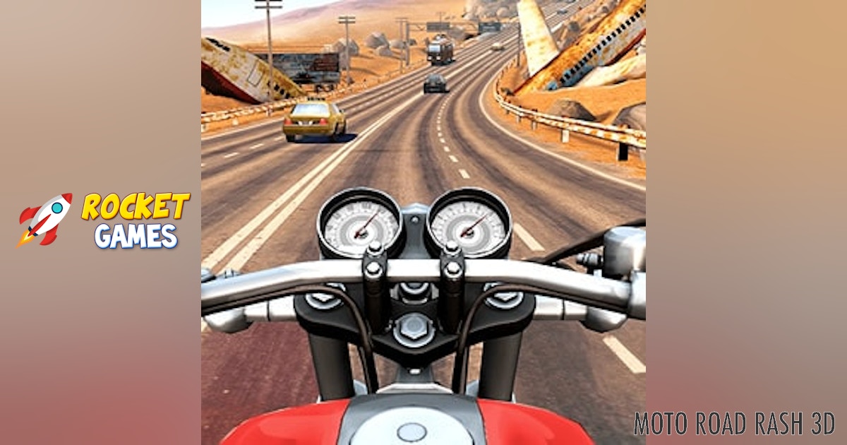 Moto Road Rash 3D 🕹️ Play Now for Free | RocketGames