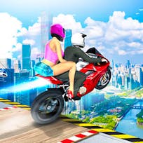 Ramp Bike Jumping
